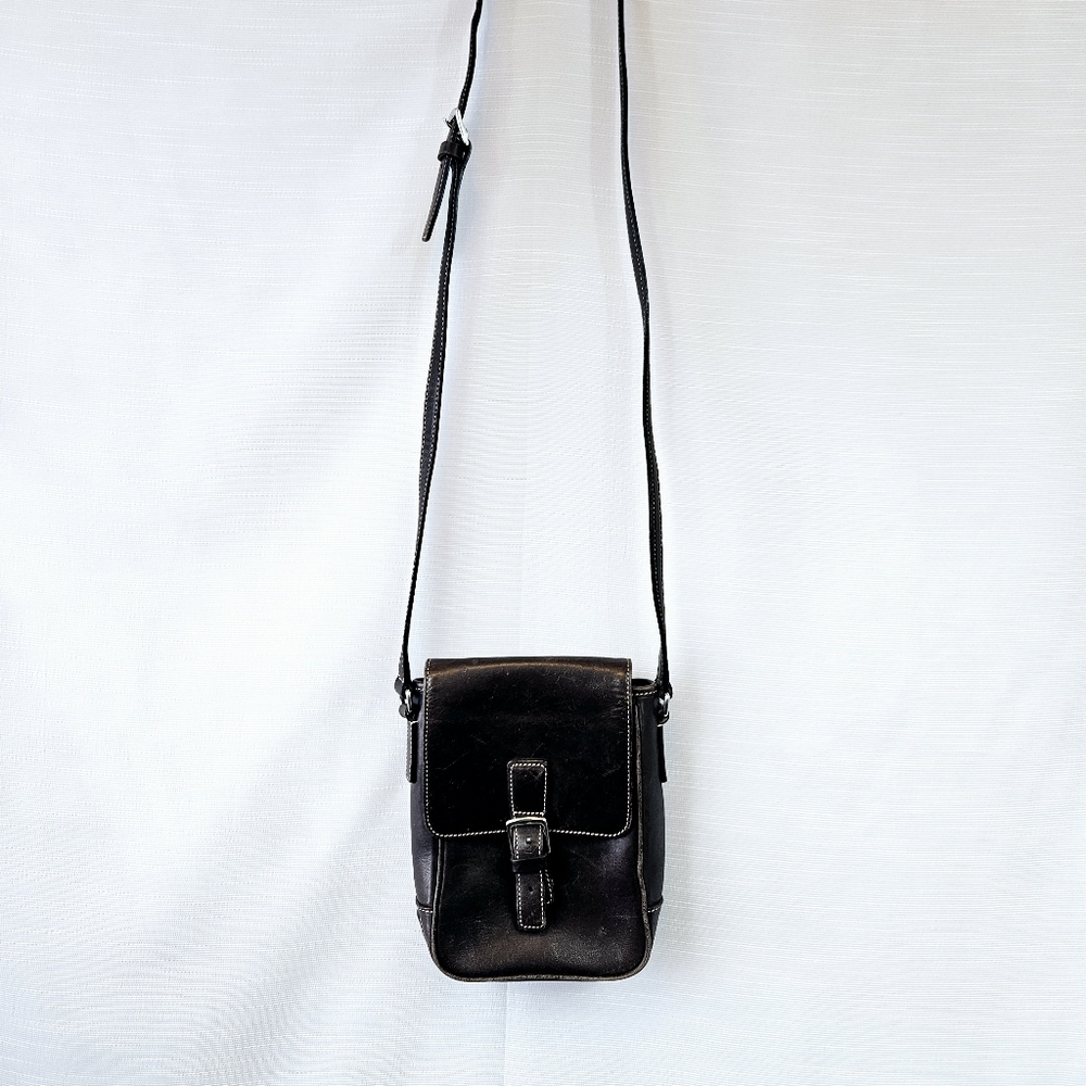 Vintage Coach Brown Leather 7775 Camera Bag